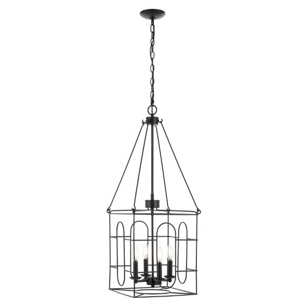 Safavieh Flatbush 3Lt Chandelier XII23 Black  CHA4046A