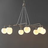 Safavieh Denneau 8Lt 36" Chandelier Brushed Nickle / -  CHA4058A