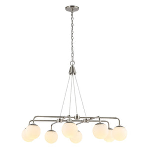 Safavieh Denneau 8Lt 36" Chandelier Brushed Nickle / -  CHA4058A