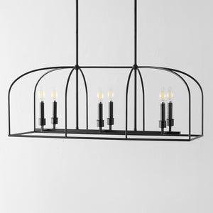 Safavieh Bryndan 6 Lt 32" Chandelier Black  CHA4068A