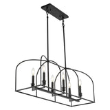 Safavieh Bryndan 6 Lt 32" Chandelier Black  CHA4068A