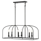 Safavieh Bryndan 6 Lt 32" Chandelier Black  CHA4068A