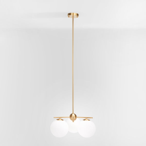 Safavieh CANTRYS, 3-Light Brass Chandelier - 18-Inch Transitional Elegance for Dining & Living Spaces CHA7010A