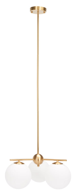 Safavieh CANTRYS, 3-Light Brass Chandelier - 18-Inch Transitional Elegance for Dining & Living Spaces CHA7010A