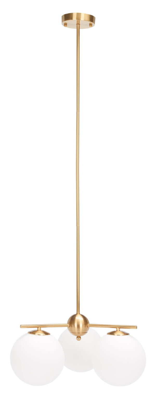 Safavieh CANTRYS, 3-Light Brass Chandelier - 18-Inch Transitional Elegance for Dining & Living Spaces CHA7010A