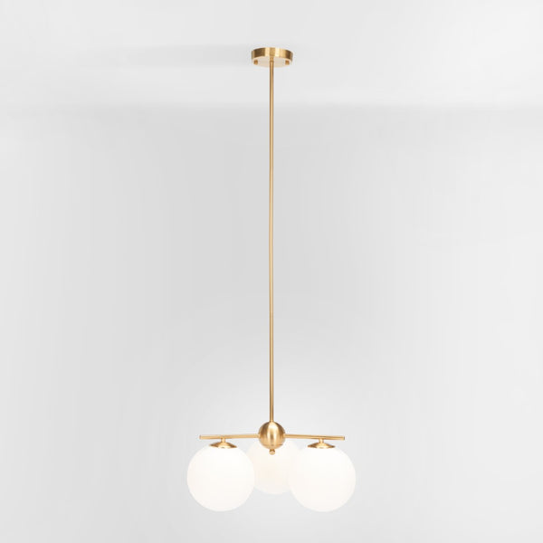 Safavieh CANTRYS, 3-Light Brass Chandelier - 18-Inch Transitional Elegance for Dining & Living Spaces CHA7010A