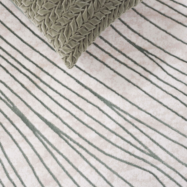 Safavieh Chiffon 5ft 3in X 7ft 6in Green And Ivory Area Rug - Stylish, Durable, And Perfect For Modern Decor! Green ,Ivory Polyester Chf750y-5