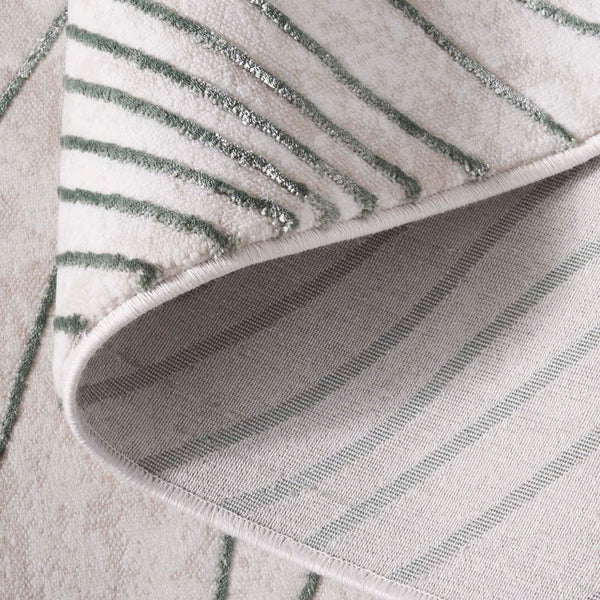 Safavieh Chiffon 5ft 3in X 7ft 6in Green And Ivory Area Rug - Stylish, Durable, And Perfect For Modern Decor! Green ,Ivory Polyester Chf750y-5