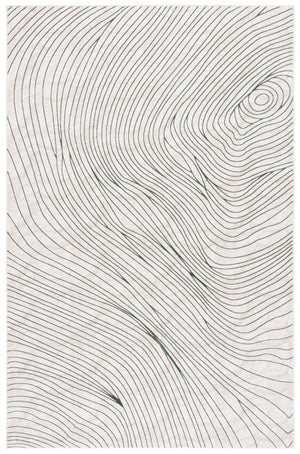 Safavieh Chiffon 5ft 3in X 7ft 6in Green And Ivory Area Rug - Stylish, Durable, And Perfect For Modern Decor! Green ,Ivory Polyester Chf750y-5