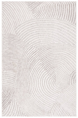 Safavieh Chiffon 754a Ivory/Grey 5x7.5 Ft Medium Rectangle Rug - Elegant, Durable, Modern Turkish Design Ivory ,Grey Polyester Chf754a-5