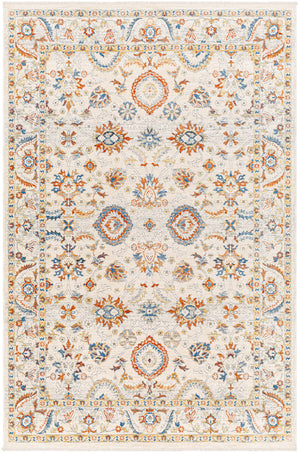 Chicago CHG-2305 8'10" x 12'8" Machine Woven Rug CHG2305-810127  Slate, Light Beige, Mustard, Blue, Rust Surya