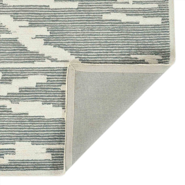 Amer Rugs Chicago Modern Geometric Hand-hooked Area Rug - Elegant Natural Wool Design For Timeless Decor Gray Wool Chi20810