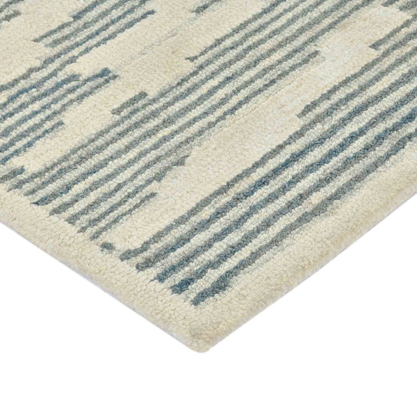 Amer Rugs Chicago Modern Geometric Hand-hooked Area Rug - Elegant Natural Wool Design For Timeless Decor Gray Wool Chi20810