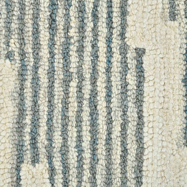 Amer Rugs Chicago Modern Geometric Hand-hooked Area Rug - Elegant Natural Wool Design For Timeless Decor Gray Wool Chi20810