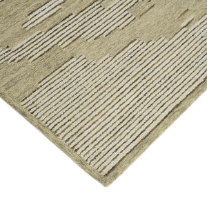 Amer Rugs Chicago Modern Geometric Hand-hooked Area Rug - Elegant Natural Wool Design For Timeless Decor Ivory Wool Chi40810