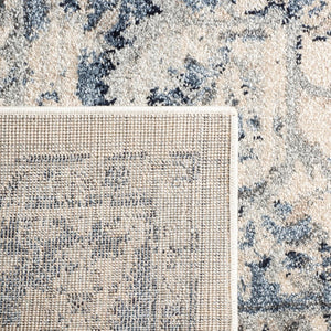 Safavieh Charleston Round Polypropylene Area Rug Traditional Navy Ivory Living Room Floor CHL411A-11R