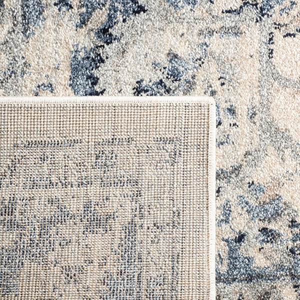 Safavieh Charleston Round Polypropylene Area Rug Traditional Navy Ivory Living Room Floor CHL411A-11R
