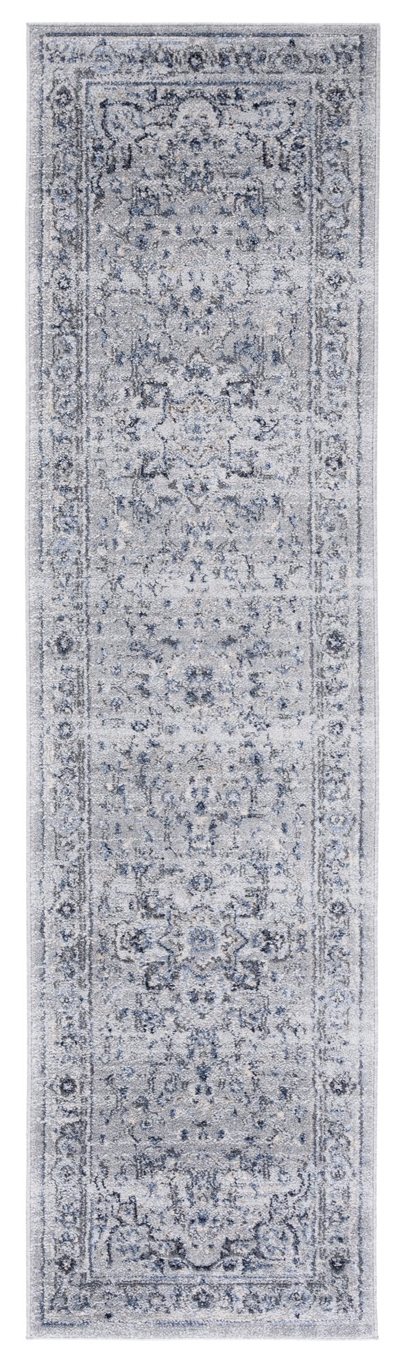 Safavieh Charleston Elegant Round Area Rug In Timeless Ivory And Navy, Perfect For Modern Home Decor Grey ,Dark Grey 68% Polypropylene,24% Jute,8% Latex Chl411f-4sq