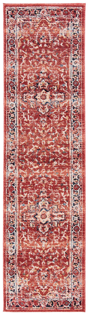 Safavieh Charleston Elegant Round Area Rug In Timeless Ivory And Navy, Perfect For Modern Home Decor Red ,Ivory 68% Polypropylene,24% Jute,8% Latex Chl411q-5sq