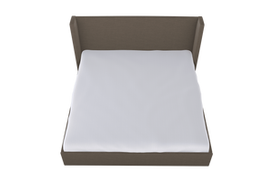 Moss Home Chloe King Bed – Elegant Low Profile Shelter Headboard For A Chic And Cozy Bedroom Retreat Cafe 54% Polyester 36% Viscose 10% Linen Chlo-bed-kin-offcaf