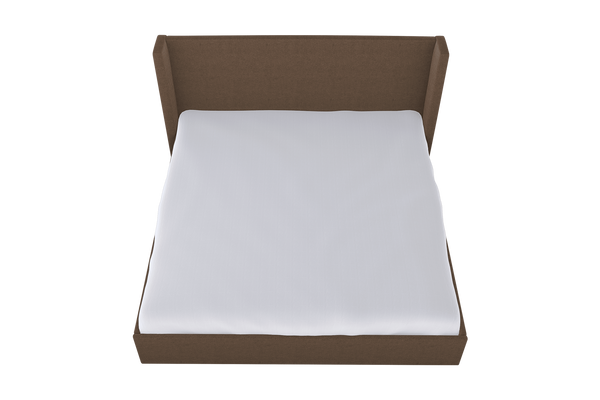 Moss Home Chloe King Bed - Elegant Low Profile Headboard Design For A Sophisticated And Stylish Bedroom Retreat Cafe 100% Polyester Chlo-bed-kin-stucaf