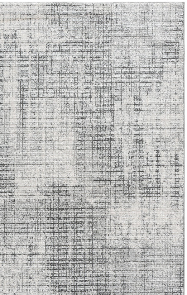Safavieh Chamber Contemporary Grey & Ivory Area Rug — Low-Profile 1/2" Pile, Durable Power-Loomed Turkish Weave 9'-0" x 12'-0" CHM200F-9