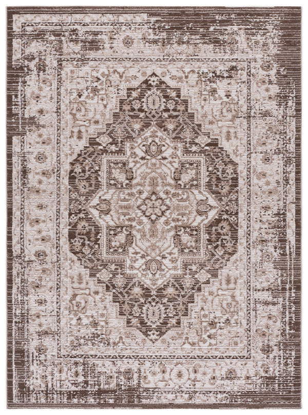 Safavieh Chamber Contemporary Grey Beige Area Rug — Low-Profile Power-Loomed Design, Durable Easy-Care Style 9'-0" x 12'-0" CHM202F-9