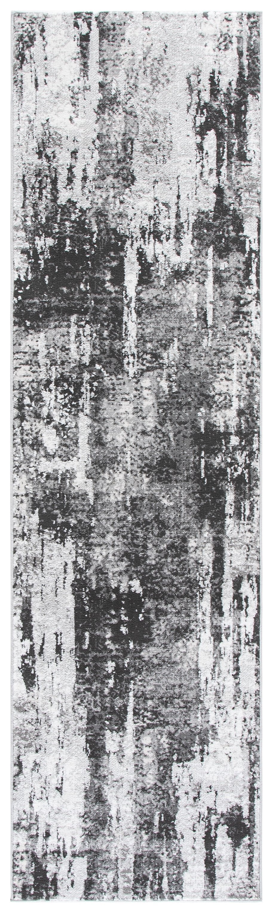 Safavieh Chamber Modern Grey Area Rug — Turkish Power-Loomed Low-Profile Pile, Durable Polyester Jute-Backed Performance 5'-3" x 7'-6" CHM208F-5
