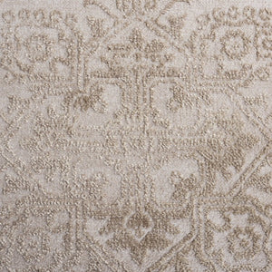 Safavieh Chamber Traditional Power Loomed Polyester Area Rug with Soft Neutral Ivory Tones CHM210E-4