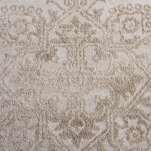 Safavieh Chamber Ivory Light Brown Runner Rug — Power‑Loomed Turkish Construction, Durable Low‑Maintenance Cushioning 2'-2" x 8'-0" CHM210E-28