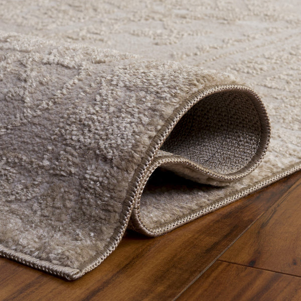Safavieh Chamber Ivory Light Brown Runner Rug — Power‑Loomed Turkish Construction, Durable Low‑Maintenance Cushioning 2'-2" x 8'-0" CHM210E-28