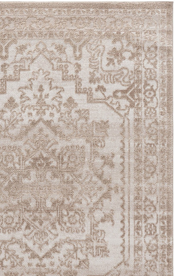 Safavieh Chamber Solid Polyester Area Rug Low Pile Turkish Woven Neutral Tones for Any Room CHM210E-5