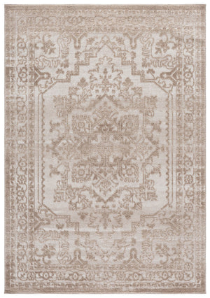 Safavieh Chamber Ivory Light Brown Runner Rug — Power‑Loomed Turkish Construction, Durable Low‑Maintenance Cushioning 2'-2" x 8'-0" CHM210E-28