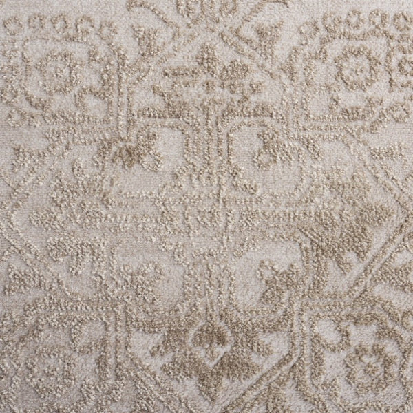 Safavieh Chamber Power Loomed Polyester Area Rug Soft Neutral Pile for Living or Bedroom CHM210E-8
