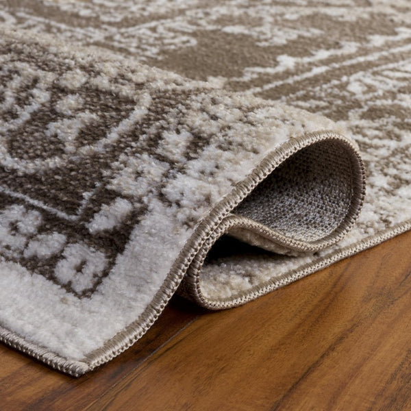 Safavieh Chamber Turkish Power Loomed Polyester Area Rug Warm Neutral Tones for Any Room CHM210T-5