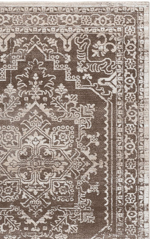 Safavieh Chamber Turkish Power Loomed Polyester Area Rug Warm Neutral Tones for Any Room CHM210T-5