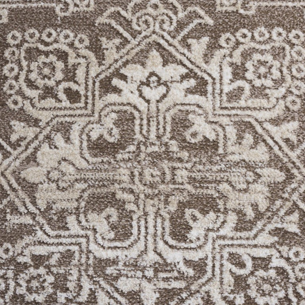 Safavieh Chamber Power Loomed Traditional Area Rug in Warm Brown Ivory for Large Living Spaces CHM210T-9