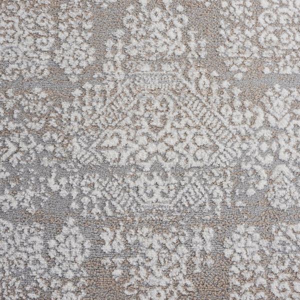 Safavieh Chamber Square Area Rug In Neutral Beige Grey Ivory — Low-Profile, Durable Power-Loomed Turkish Finish 6'-7" x 6'-7" CHM212C-7SQ
