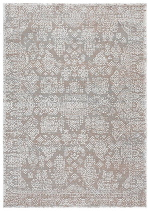 Safavieh Chamber Neutral Polyester Area Rug Power Loomed in Turkey for Living and Bedroom Spaces CHM212C-5