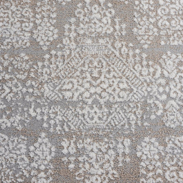 Safavieh Chamber Neutral Polyester Area Rug Power Loomed in Turkey for Living and Bedroom Spaces CHM212C-5