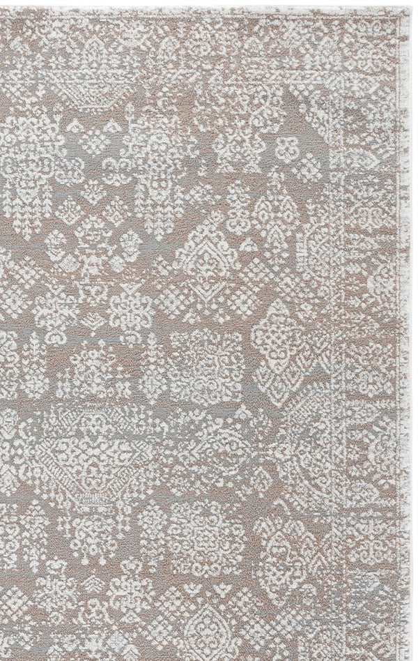 Safavieh Chamber Neutral Polyester Area Rug Power Loomed in Turkey for Living and Bedroom Spaces CHM212C-5