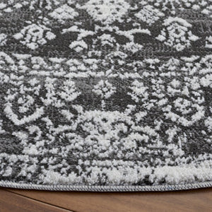 Safavieh Chamber Round Polyester Area Rug with Traditional Pattern for Living or Entryway Spaces CHM212G-7R