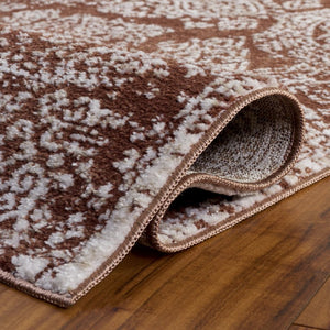 Safavieh Chamber Traditional Area Rug Power Loomed Polyester Warm Tonal Living Room Floor Accent CHM212P-5