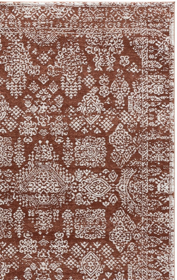 Safavieh Chamber Traditional Area Rug Power Loomed Polyester Warm Tonal Living Room Floor Accent CHM212P-5