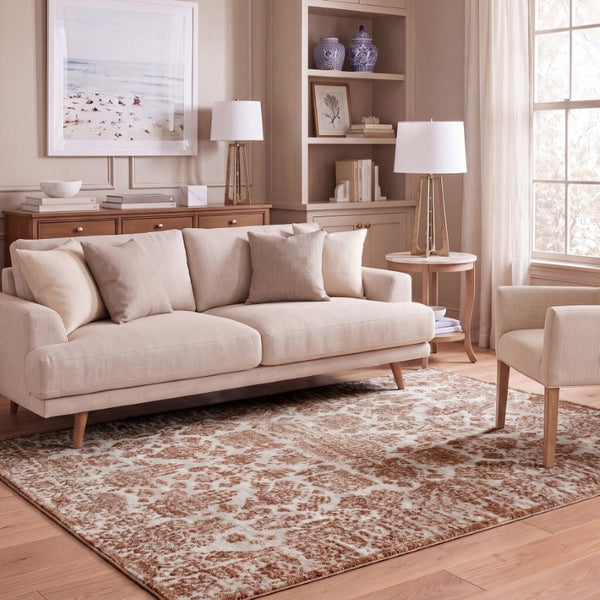 Safavieh Chamber Traditional Area Rug Power Loomed Polyester Low Pile Living Room Accent CHM212R-5