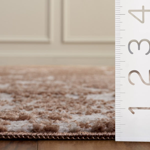 Safavieh Chamber Power Loomed Polyester Area Rug Traditional Ivory Rust Tones for Living Rooms CHM212R-9