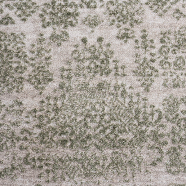 Safavieh Chamber Square Ivory Green-Beige Area Rug From Turkey — Low-Profile, Durable Power-Loomed Polyester 6'-7" x 6'-7" CHM212W-7SQ