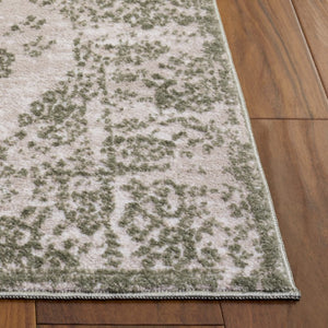 Safavieh Chamber Power Loomed Polyester Area Rug Neutral Ivory Tones for Living Bedroom CHM212W-5