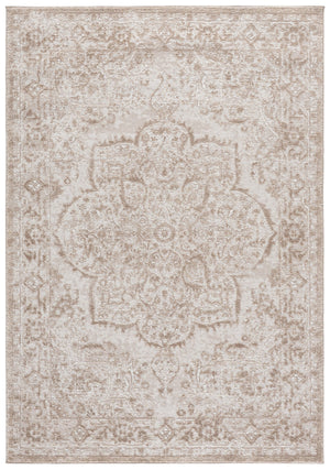 Safavieh Chamber Ivory Light Beige Runner Rug — Power-Loomed Turkish Polyester Blend, Low-Profile Durable Elegance 2'-2" x 8'-0" CHM214A-28