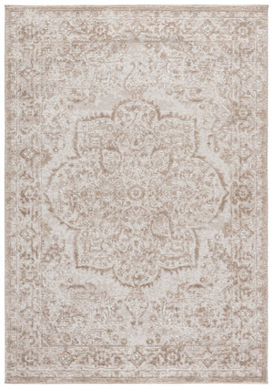 Safavieh Chamber Power Loomed Ivory Beige Polyester Area Rug for Living Room or Bedroom CHM214A-5